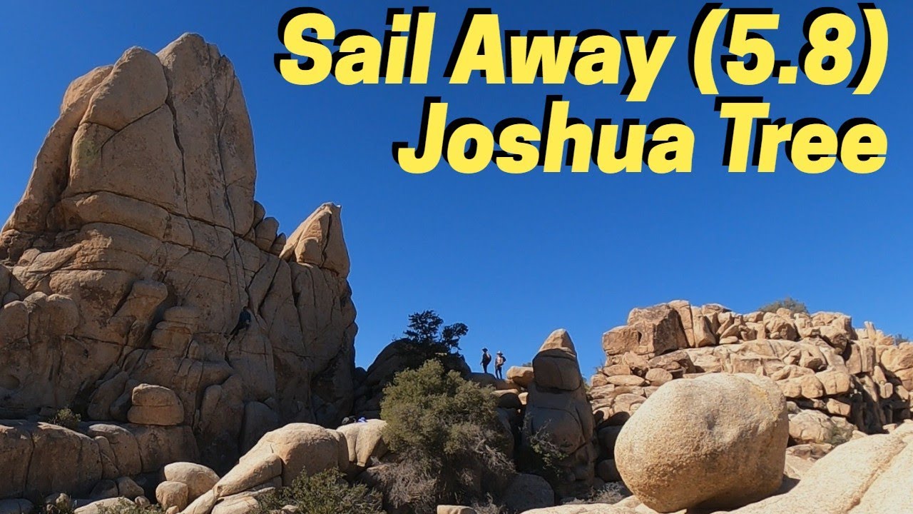 Sail Away (Trad 5.8) in Real Hidden Valley | Rock Climbing in Joshua Tree