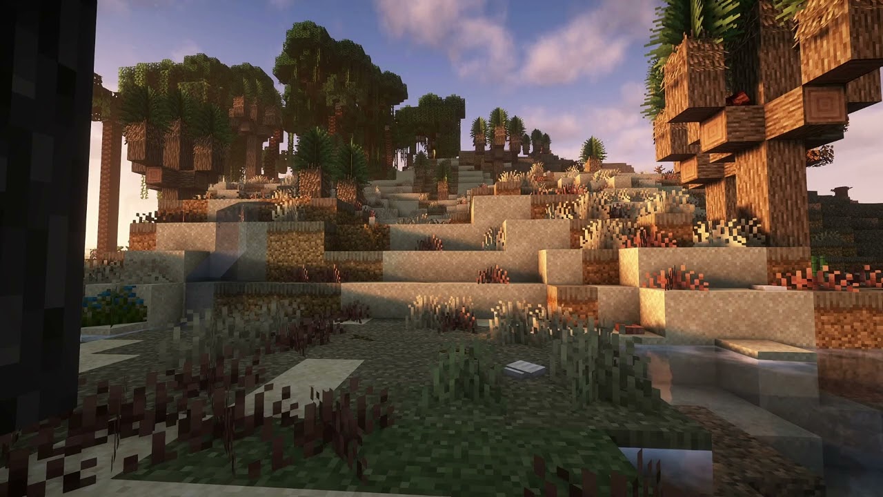 Sunlit Hillside Oasis | Minecraft Music & Ambience