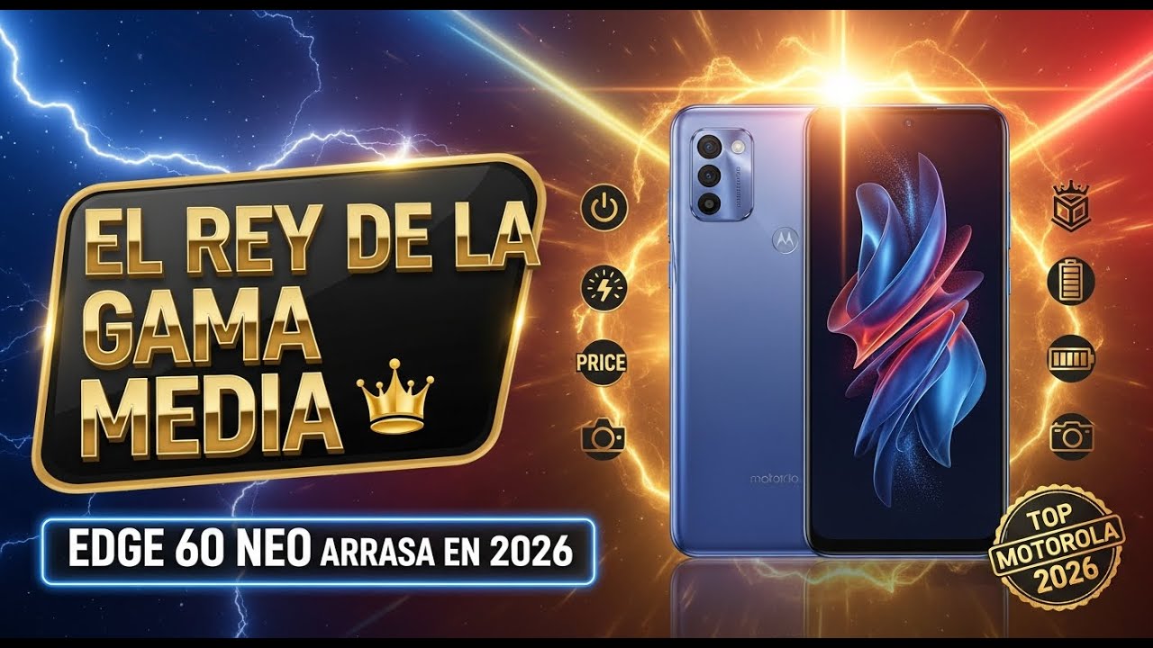 El REY de la GAMA MEDIA de Motorola 👑 ¡El Motorola Edge 60 Neo arrasa en 2026