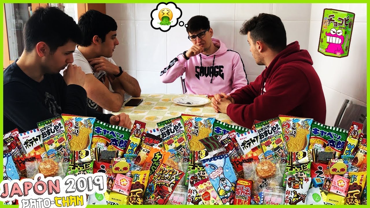 PROBANDO DULCES JAPONESES 🇯🇵 CON MIS AMIGOS *CASI VOMITO* 🤢 | Pato-chan