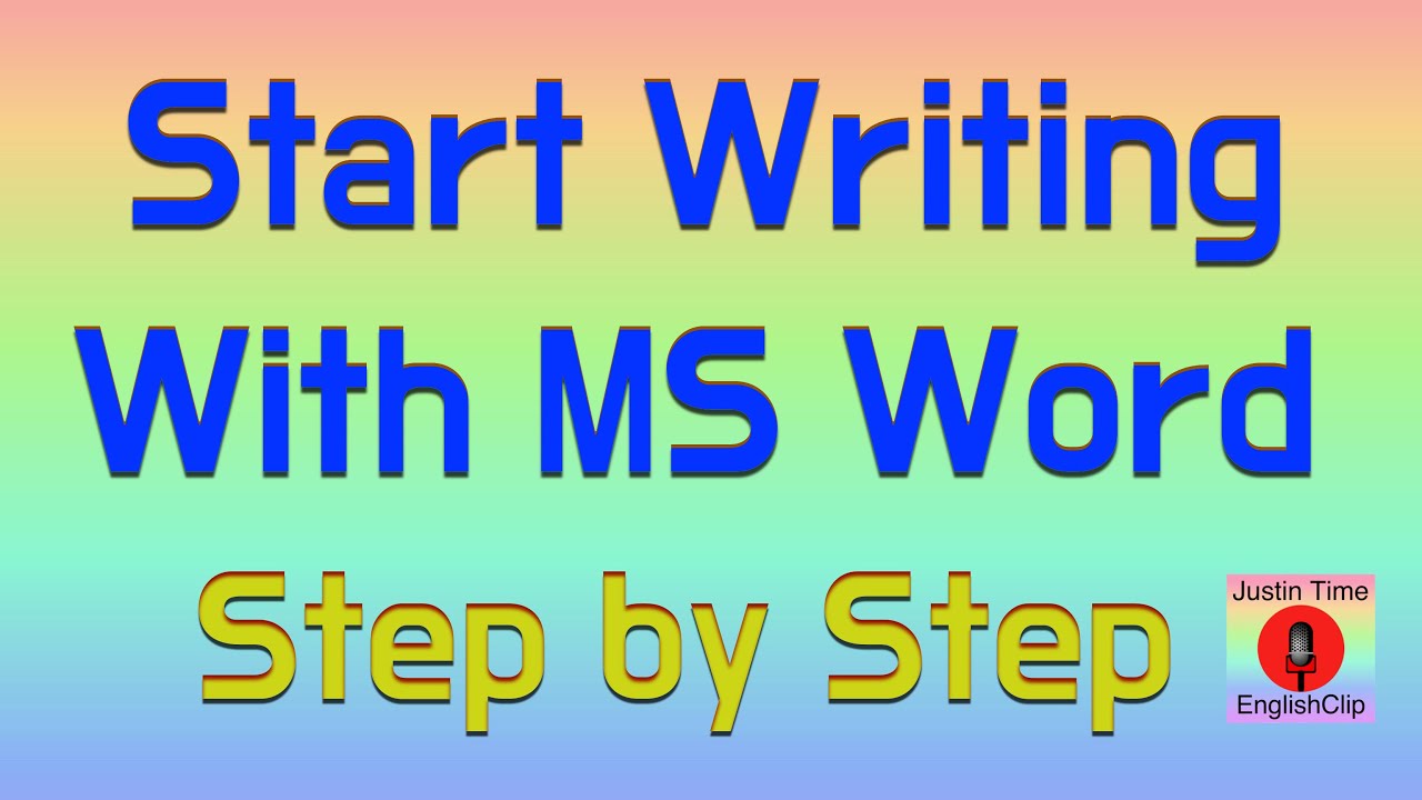 How to Start Writing with Microsoft Word | Beginners Guide | Easy English Writing Steps EFL