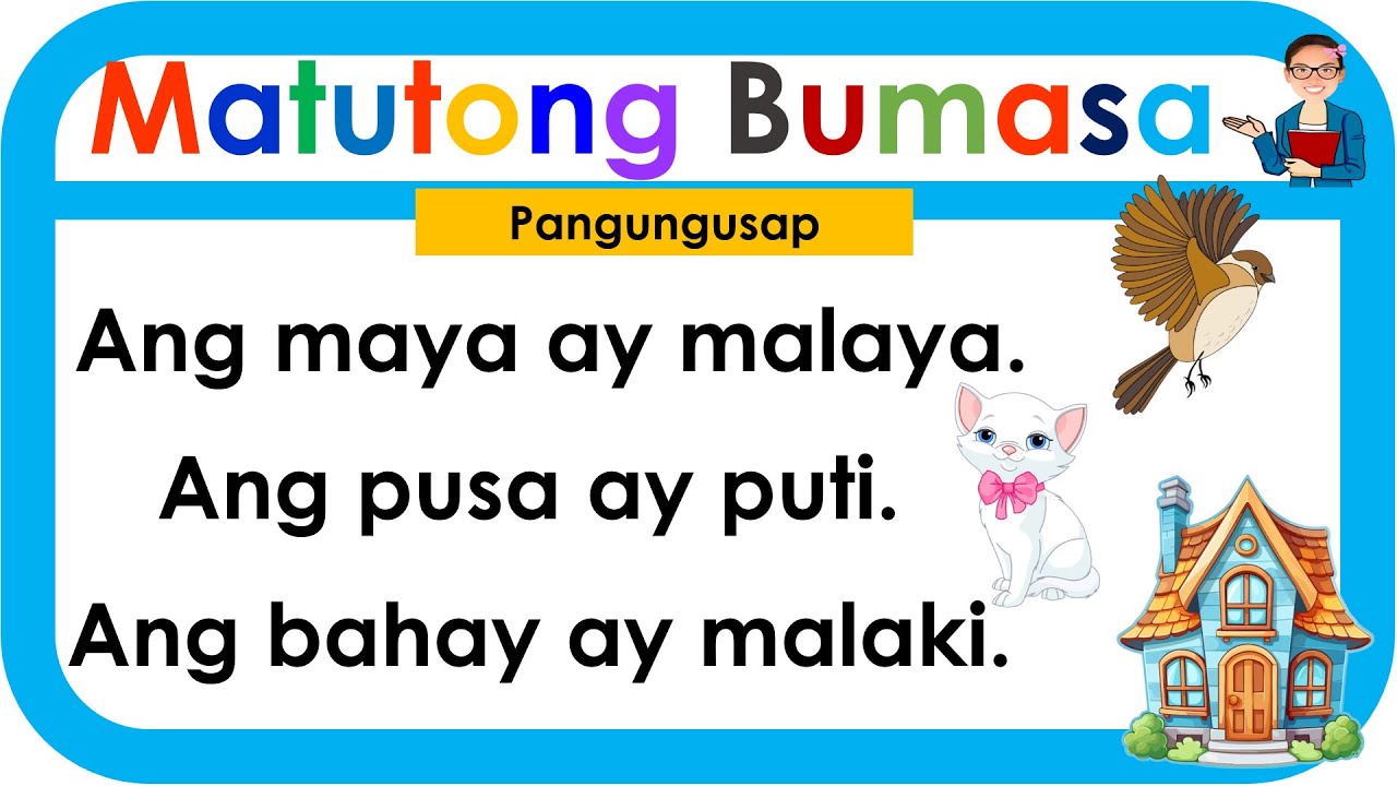 Simpleng Pangungusap PART 1 ll SALITA-PANGUNGUSAP ll Teacher Ana Online Pagbasa