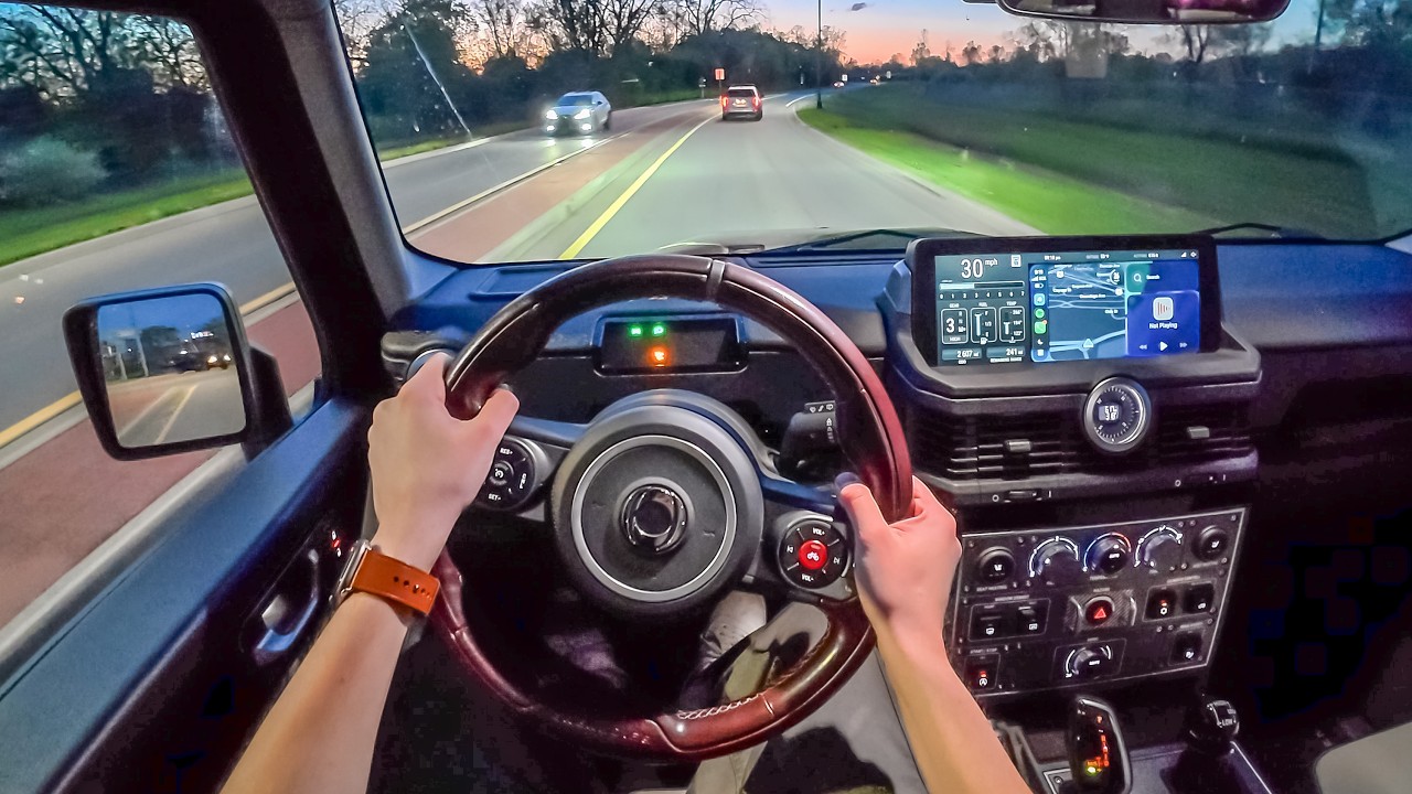 2026 Ineos Grenadier Fieldmaster - POV Night Drive (Binaural Audio)