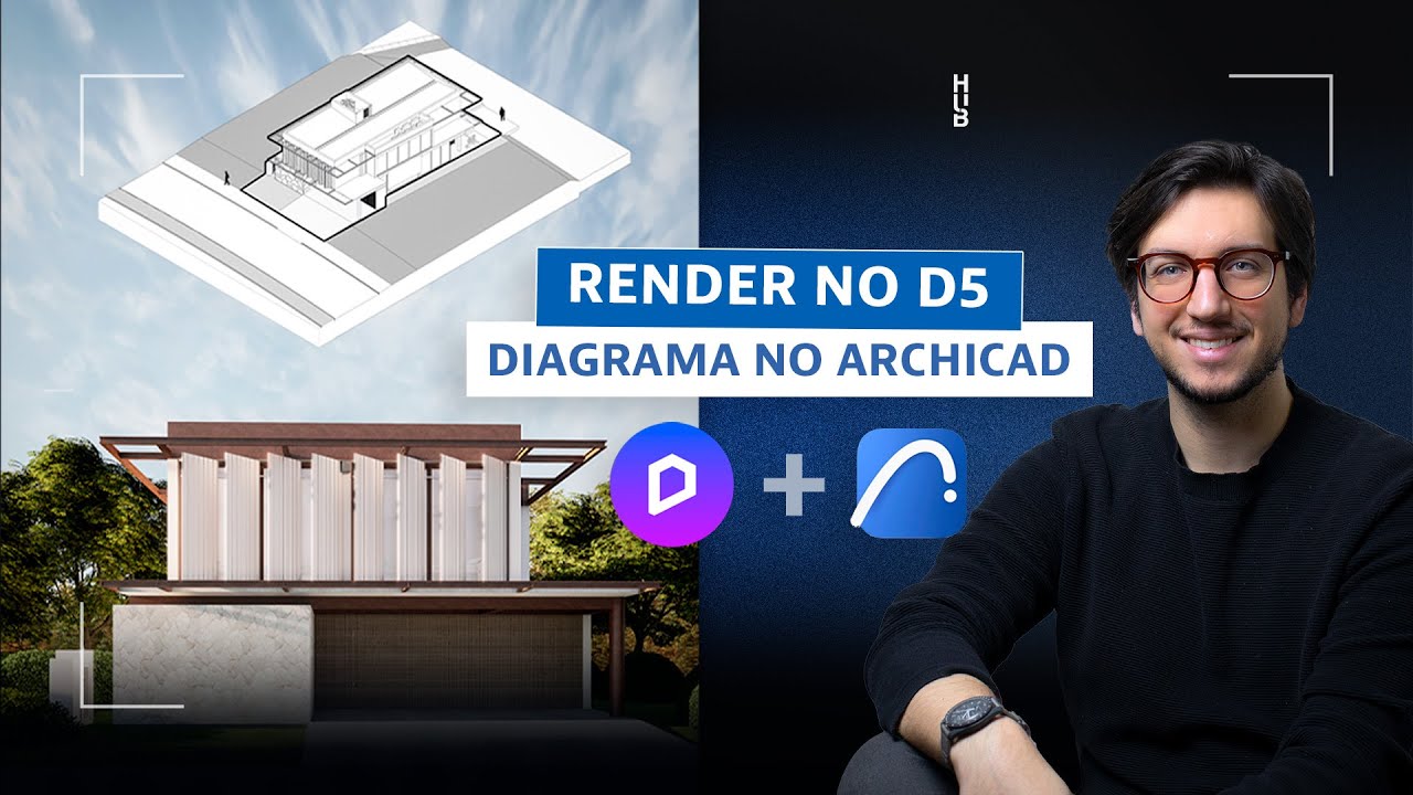 Fluxo de projeto integrado! Render no D5 + Diagrama no Archicad | Hub Prática Criativa