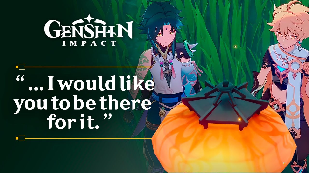 Xiao & Traveler Release A Lantern Together Cutscene | Pervases Temple Lantern Rite 2024 |Genshin 4.4