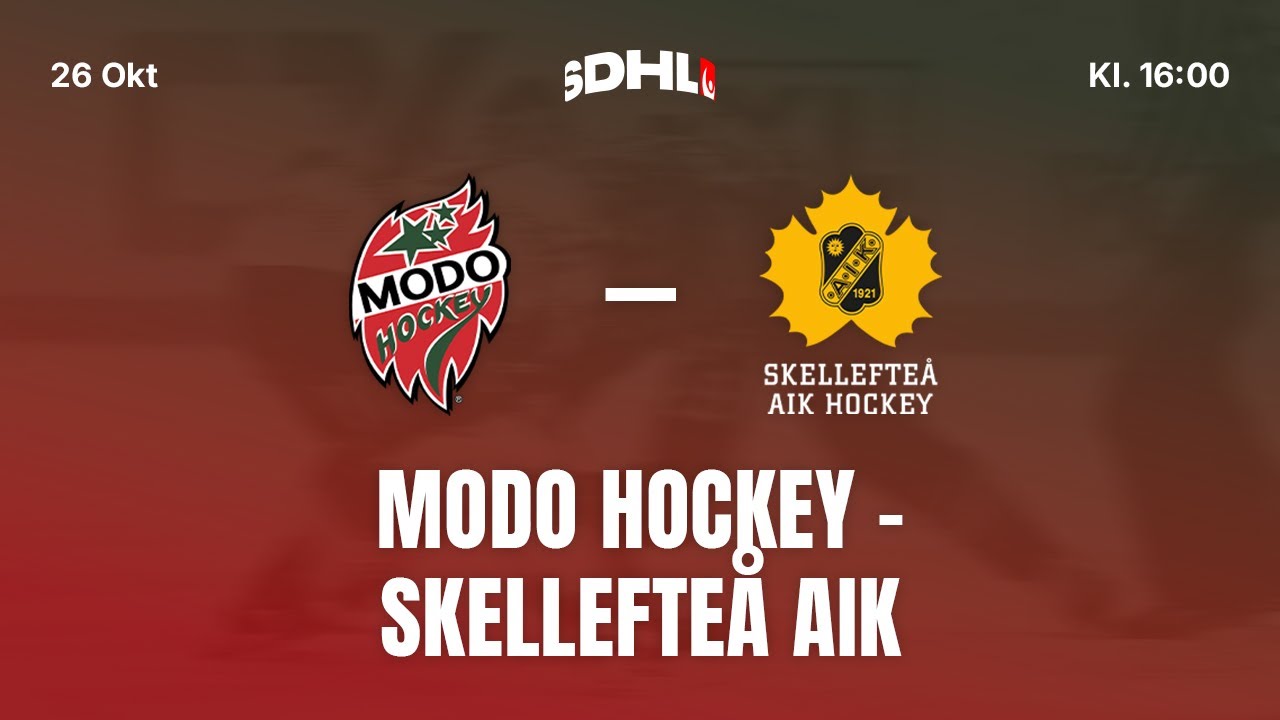 SDHL: MoDo Hockey - Skellefte&aring; AIK | H&auml;gglunds Arena | S&auml;song 25/26