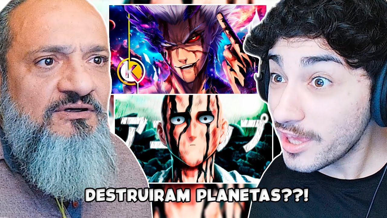 VOLTOU NO TEMPO COMO? - Saitama & Garou (One Punch Man) - Anirap & Okabe | REACT