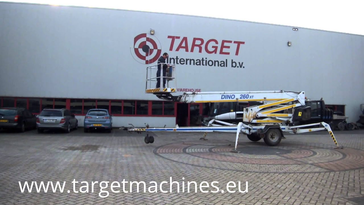 774813 DINO LIFT 260XT TOWABLE BOOM WORK LIFT 2600CM 2002 BI-FUEL