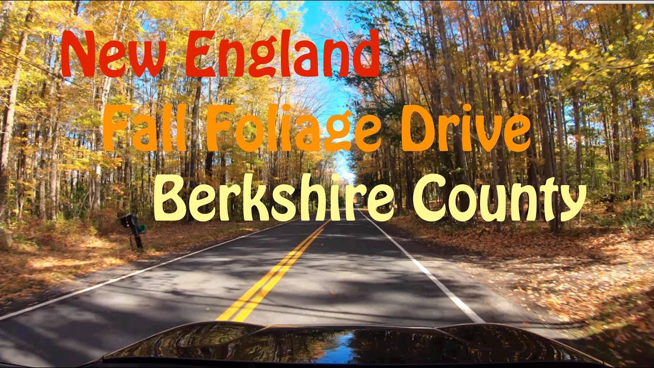 Berkshire Backroads Fall Foliage 2020 in 4K (Slow TV)