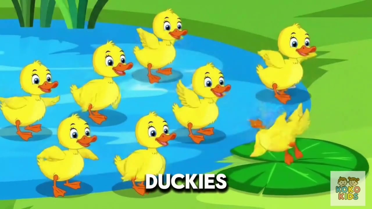 🦆 Ten Little Duckies Went Out to Play | Nursery Rhyme for Kids | Koko Kids  @KokoKidsyoutube