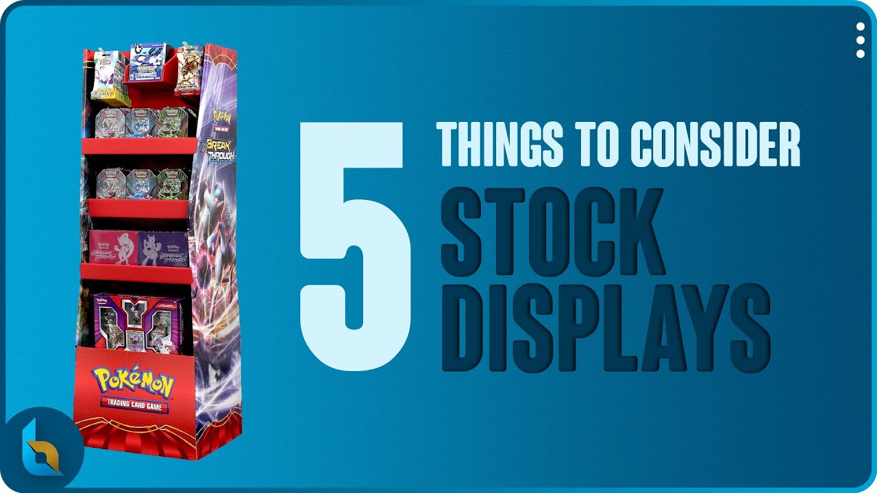 5 Things To Consider Before Buying A Stock Retail Display | Cardboard Point Of Purchase Manufacturer