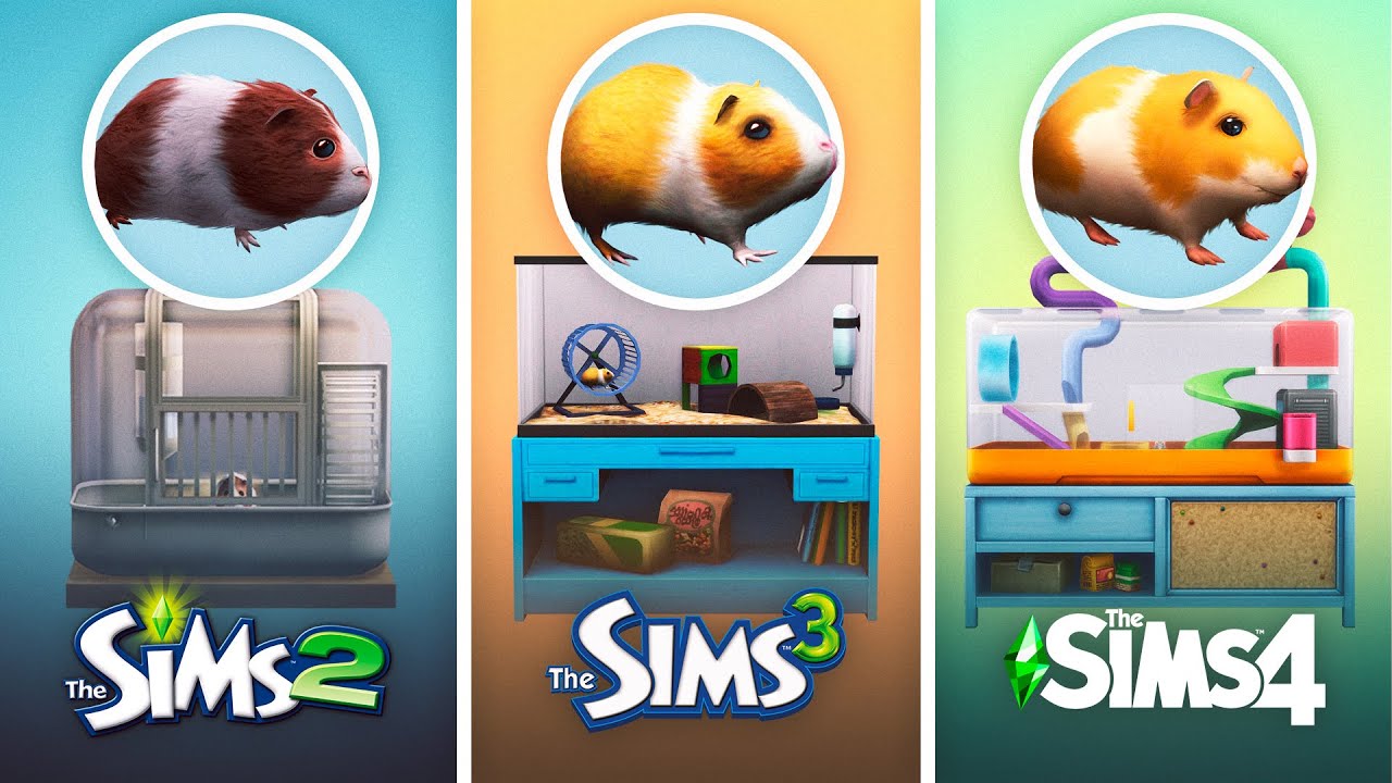 Грызуны в The Sims / Сравнение