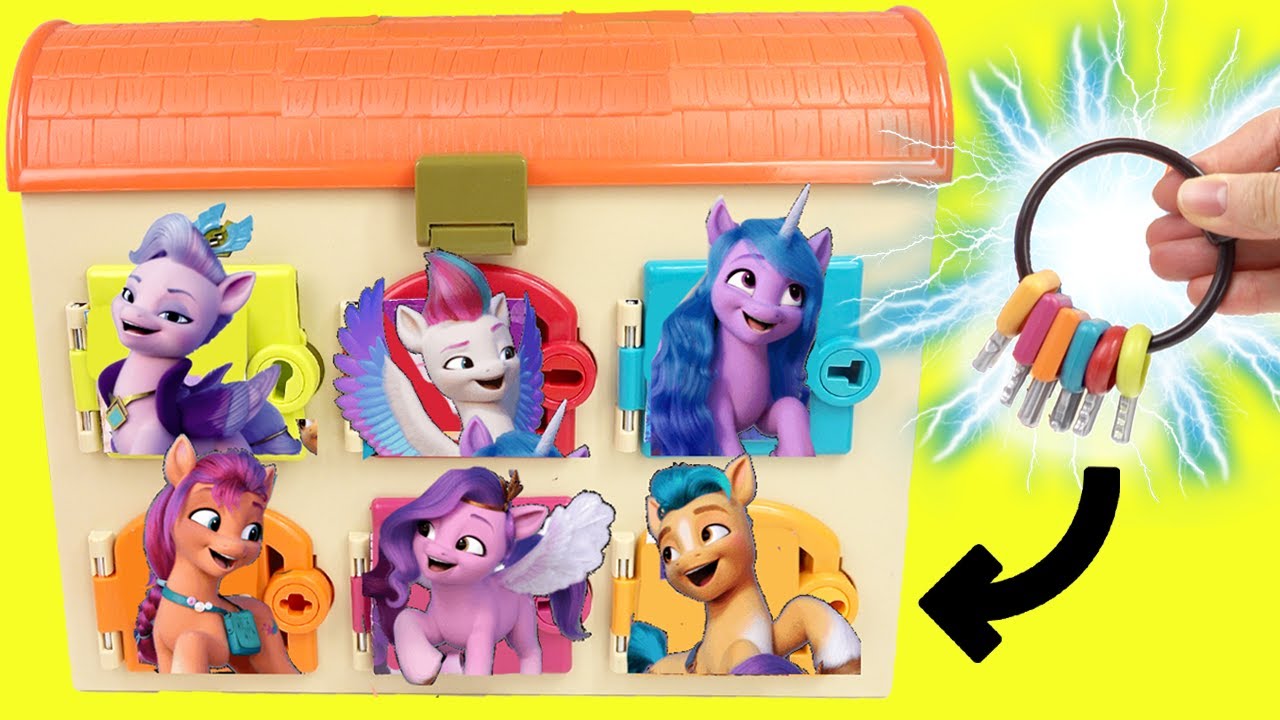 My Little Pony A New Generation Surprise Doors with Keys + DIY Crafts for Kids