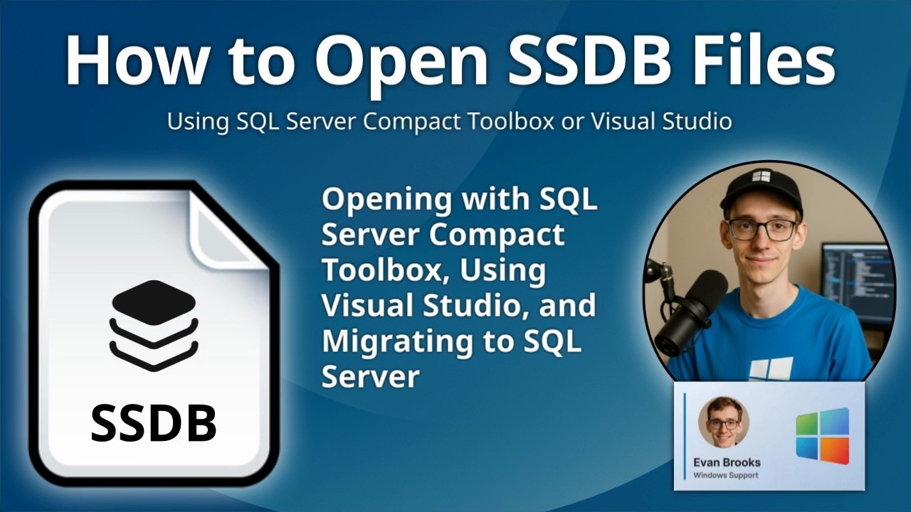 Как открыть файлы SSDB (база данных SQL Server Compact)