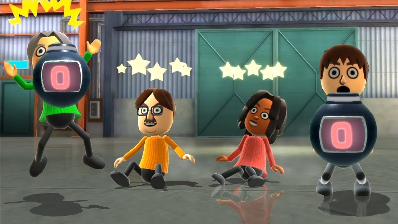 Wii Party U Minigames - Player Vs Mi-Sun Vs Patricia Vs Marius