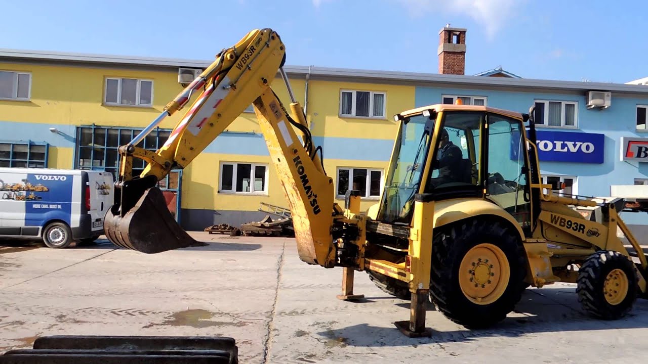 Backhoe loader Komatsu WB93