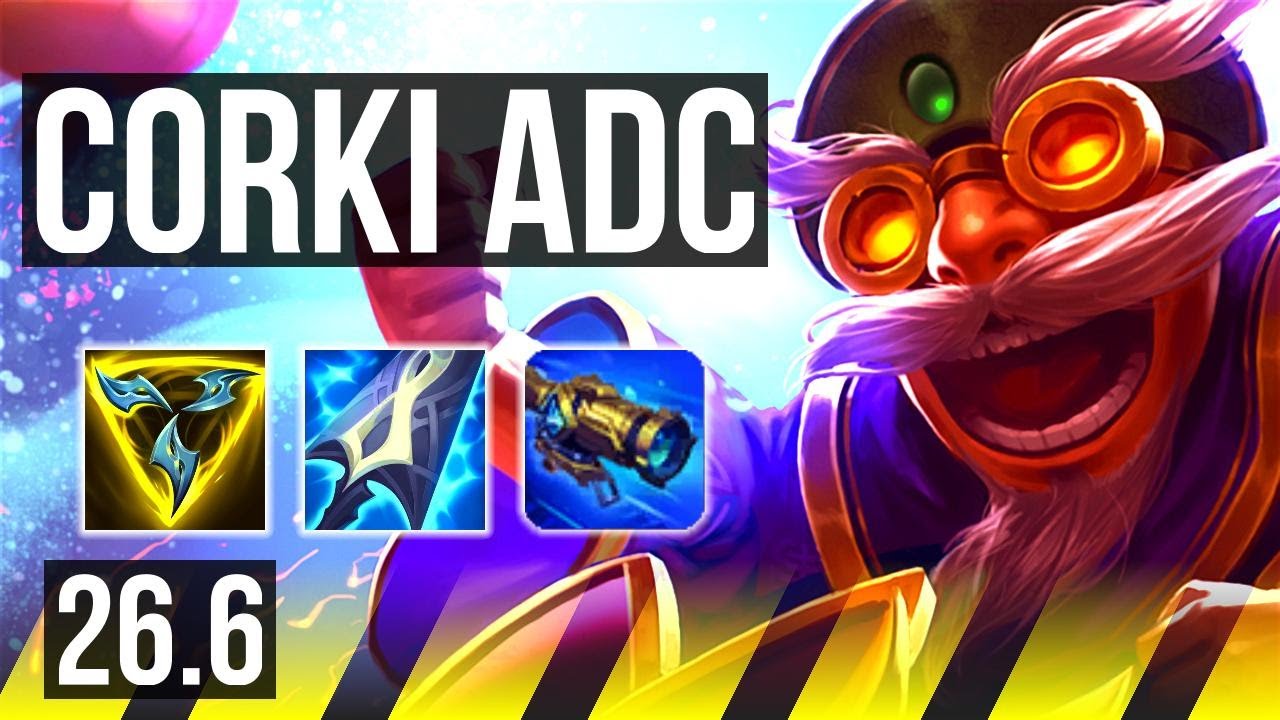 CORKI & Nami vs JHIN & Sona (ADC) | 51K damage | EUW Master | 26.6