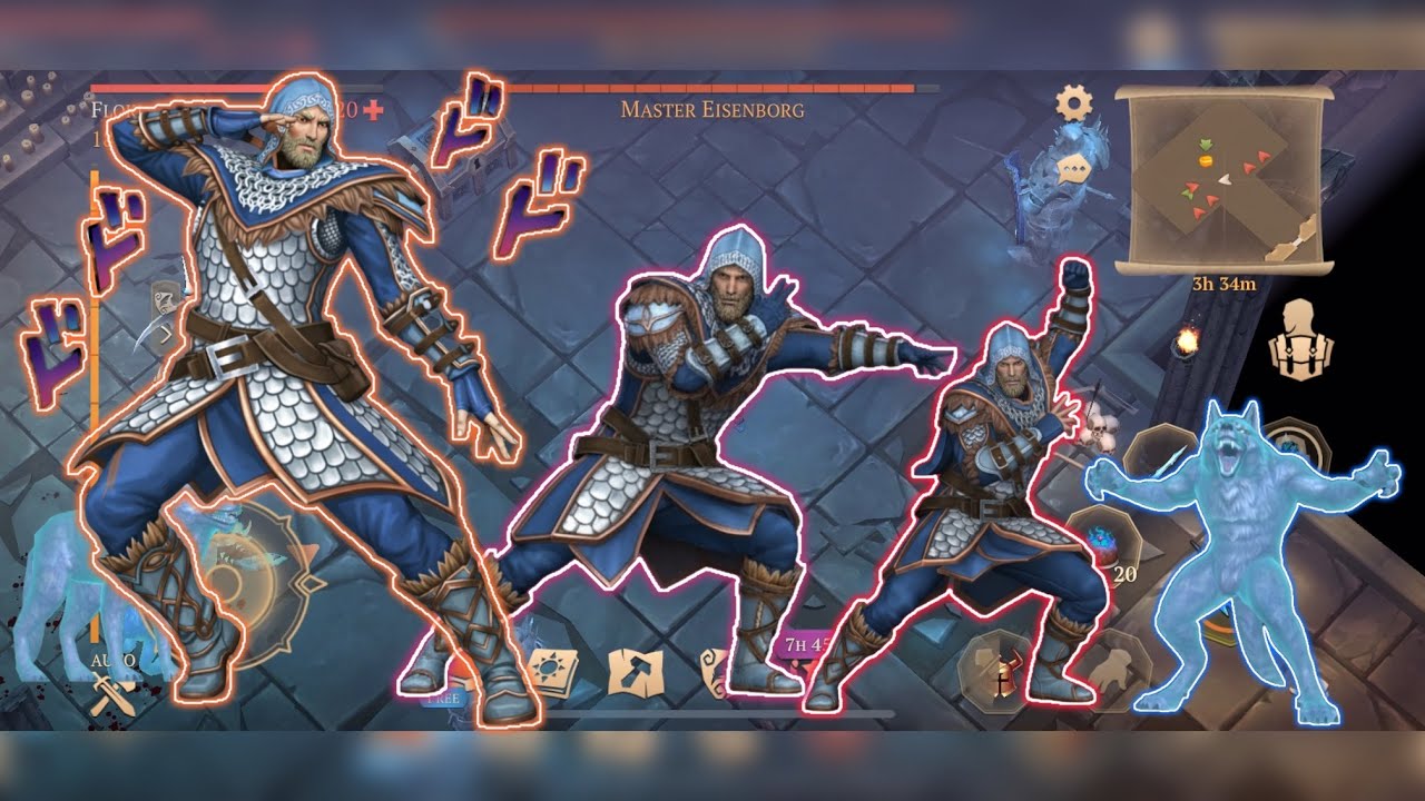 Grim Soul | (Normal mode) Eisenborg vs the Ice