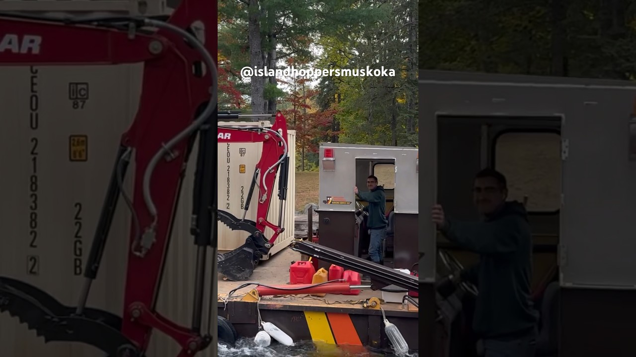 Barging in Muskoka