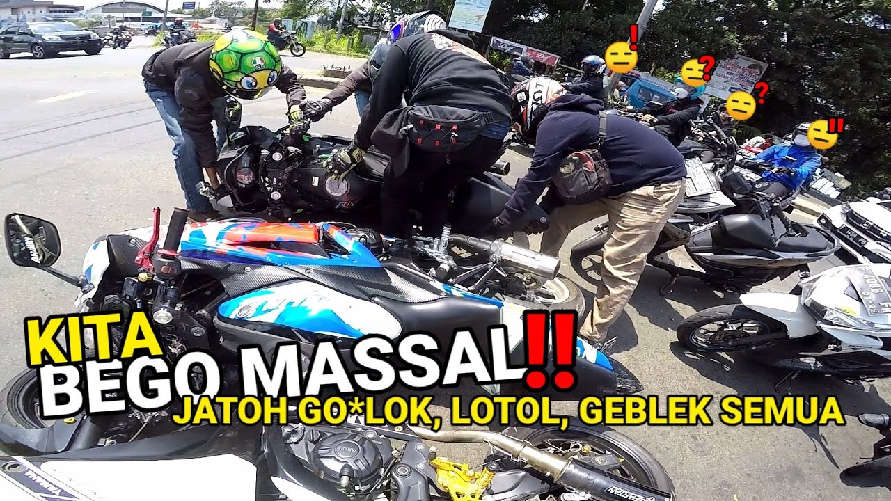 LELAH NGANTUK ❗R25 TERKAPAR BERJAMAAH DI TENGAH JALAN || Motovlog Indonesia