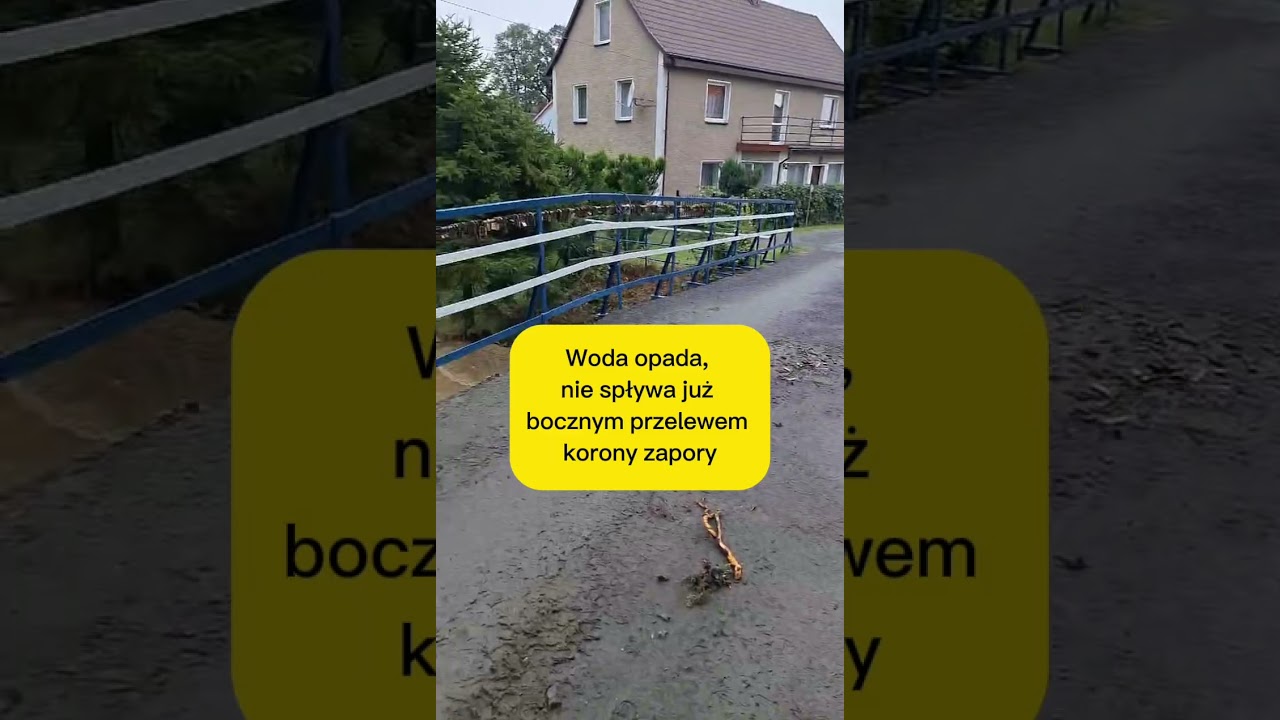 Rwący Złoty Potok w Jarnołtówku #powódź