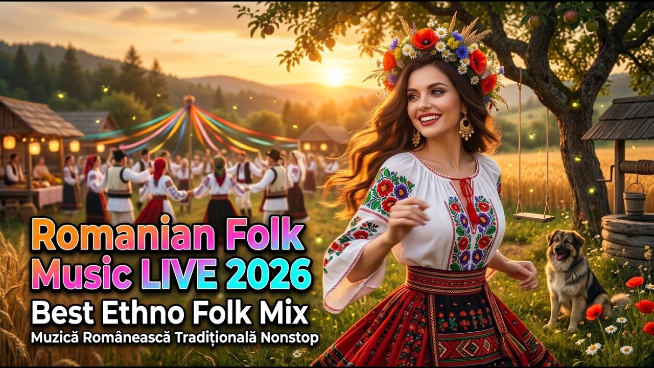 Romanian Folk Music Live 2026 🌿 Best Ethno Folk Mix | Muzică Românească Tradițională Nonstop