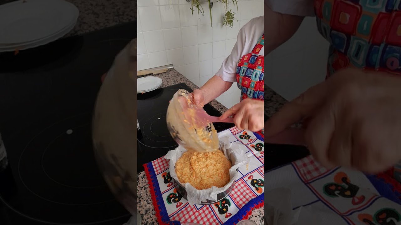 BIZCOCHO DE MANZANA ZANAORIA Y COPOS DE AVENA
