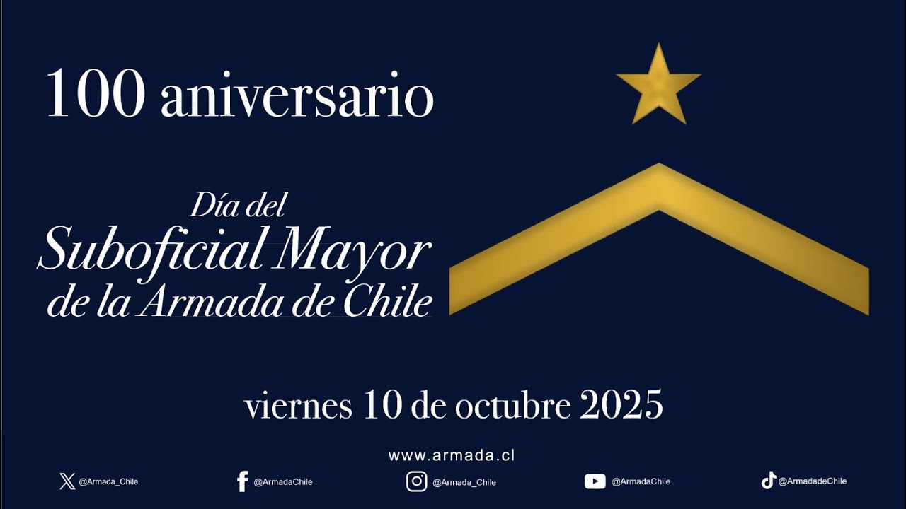 Gala en conmemoración del Día del Suboficial Mayor de la Armada de Chile