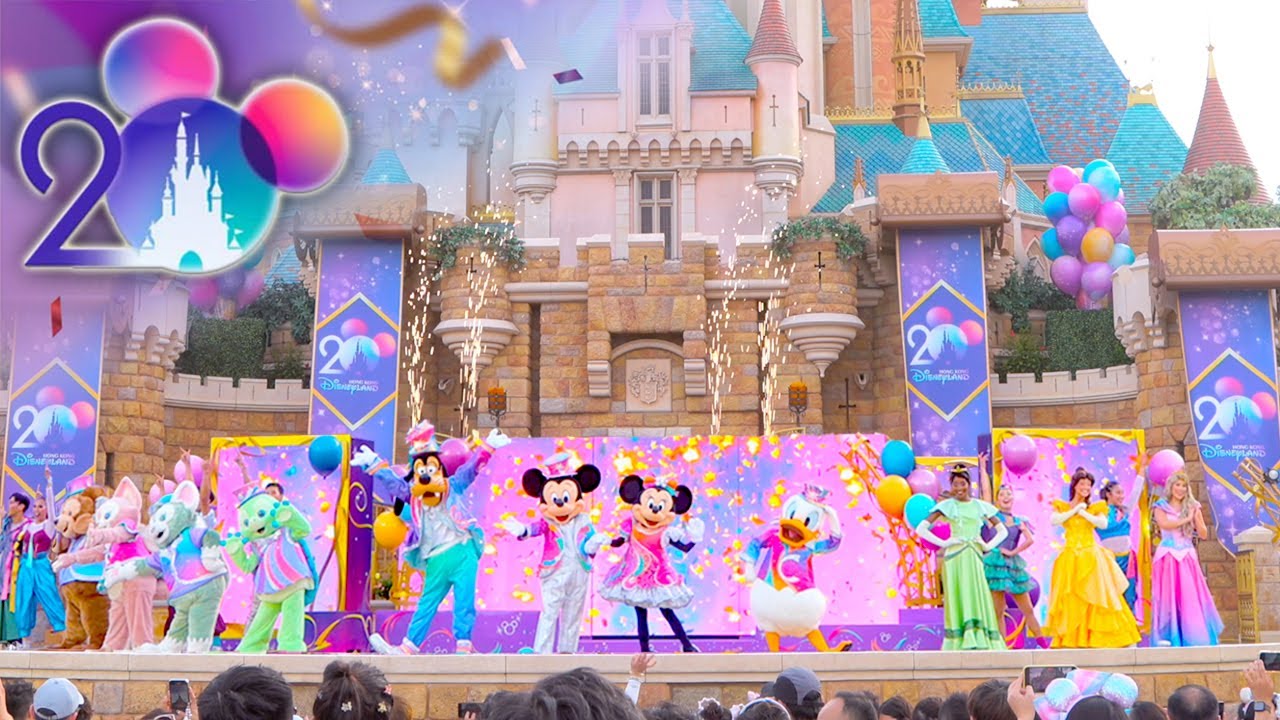 【МИРОВАЯ ПРЕМЬЕРА】 «Disney Friends Live: Party at the Castle!» | Гонконгский Диснейленд