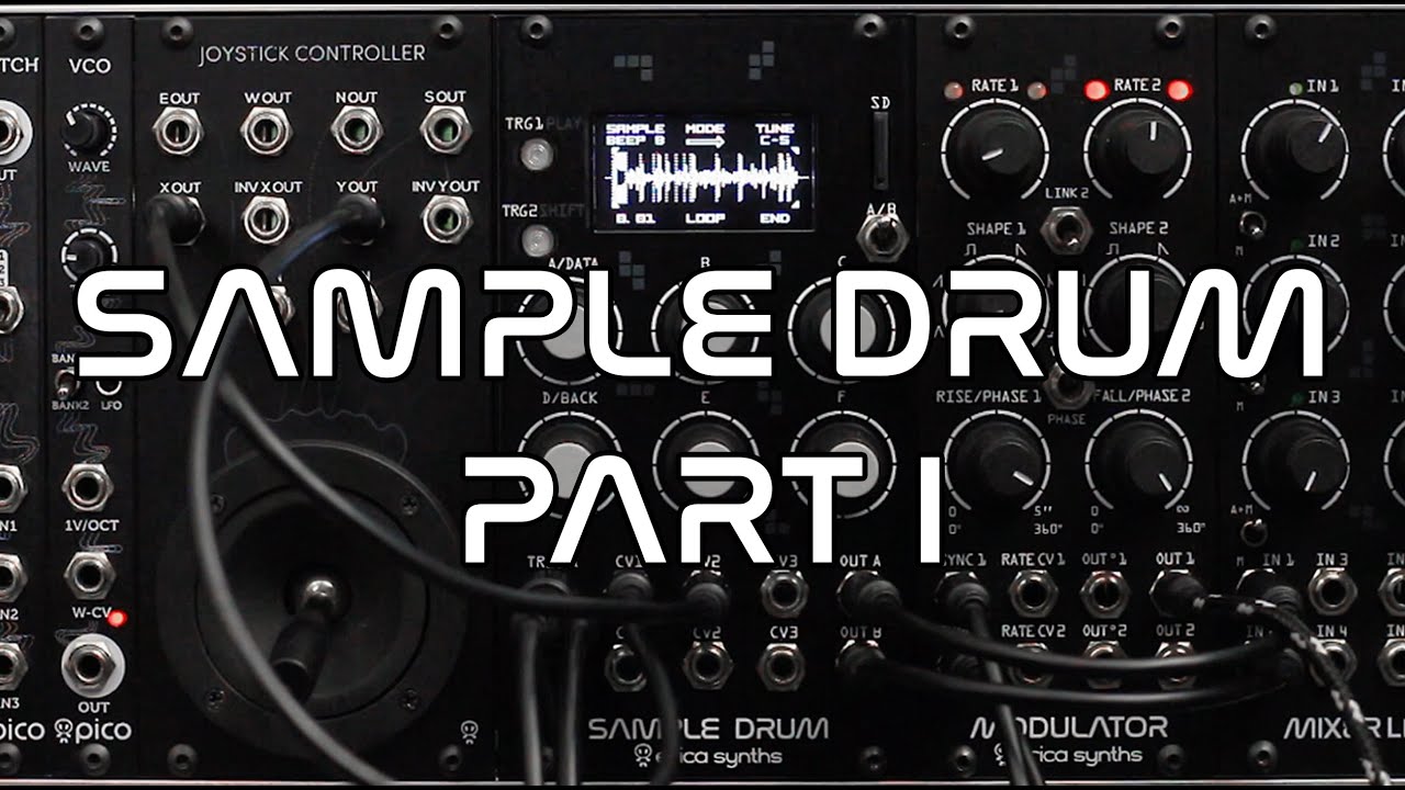 Erica Synths Sample Drum demo (part 1)