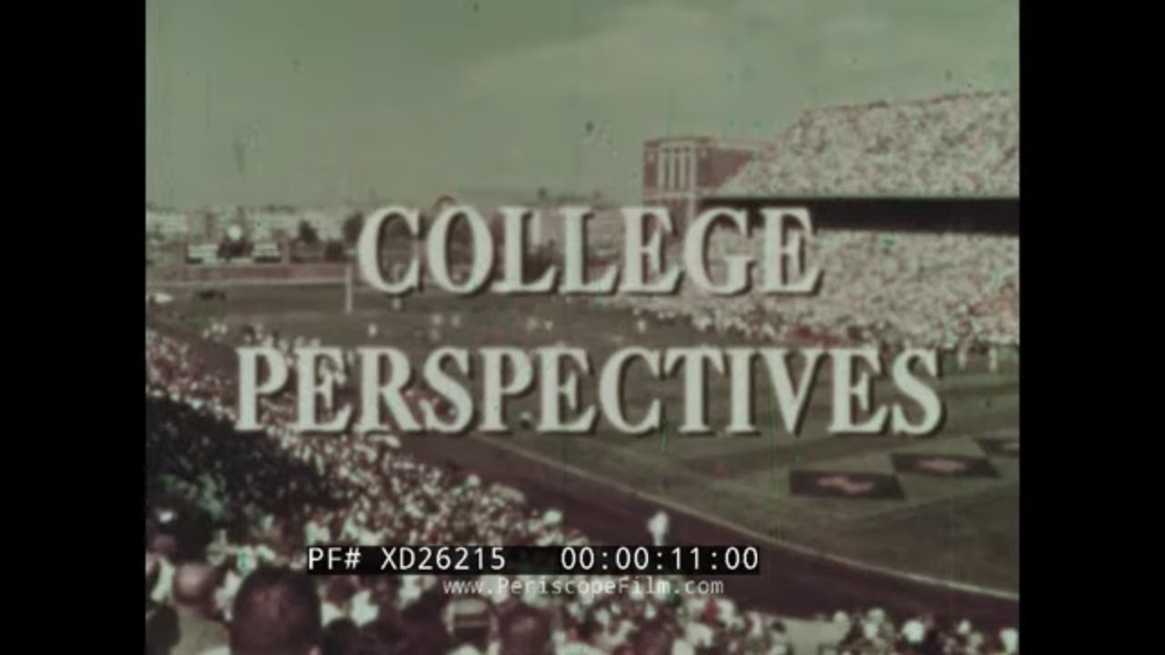 “ COLLEGE PERSPECTIVES ” 1960s FILM ABOUT CHOOSING THE RIGHT UNIVERSITY   AMHERST COLLEGE XD26215