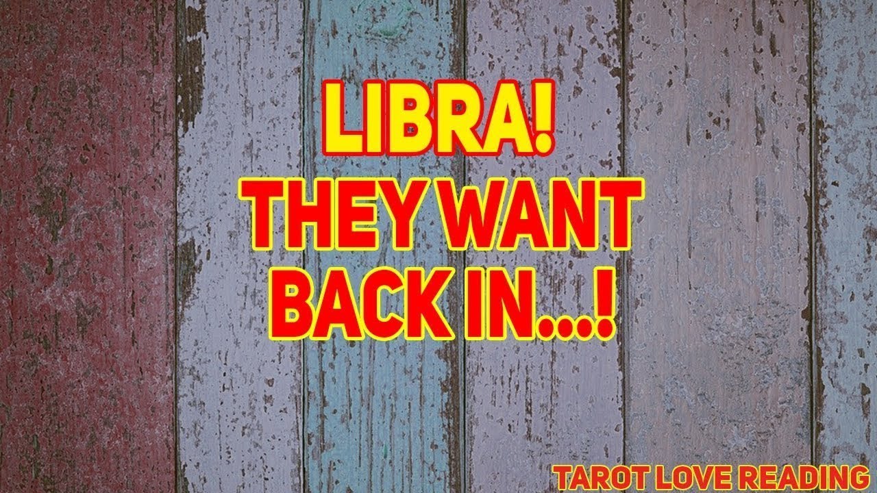 Libra Tarot LOVE Reading September 2021 | They Want Back in...!