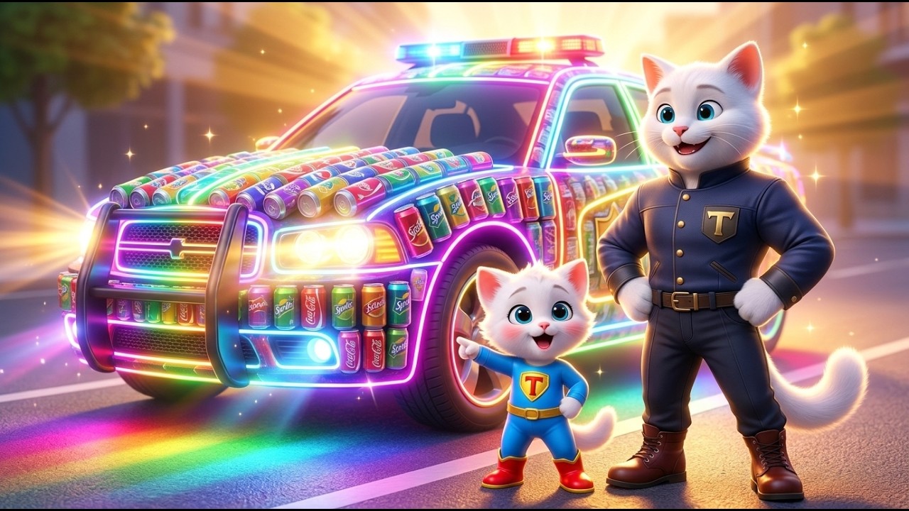 👉 A kitten gets bullied&hellip; then his homemade police car changes everything 💔➡️🔥