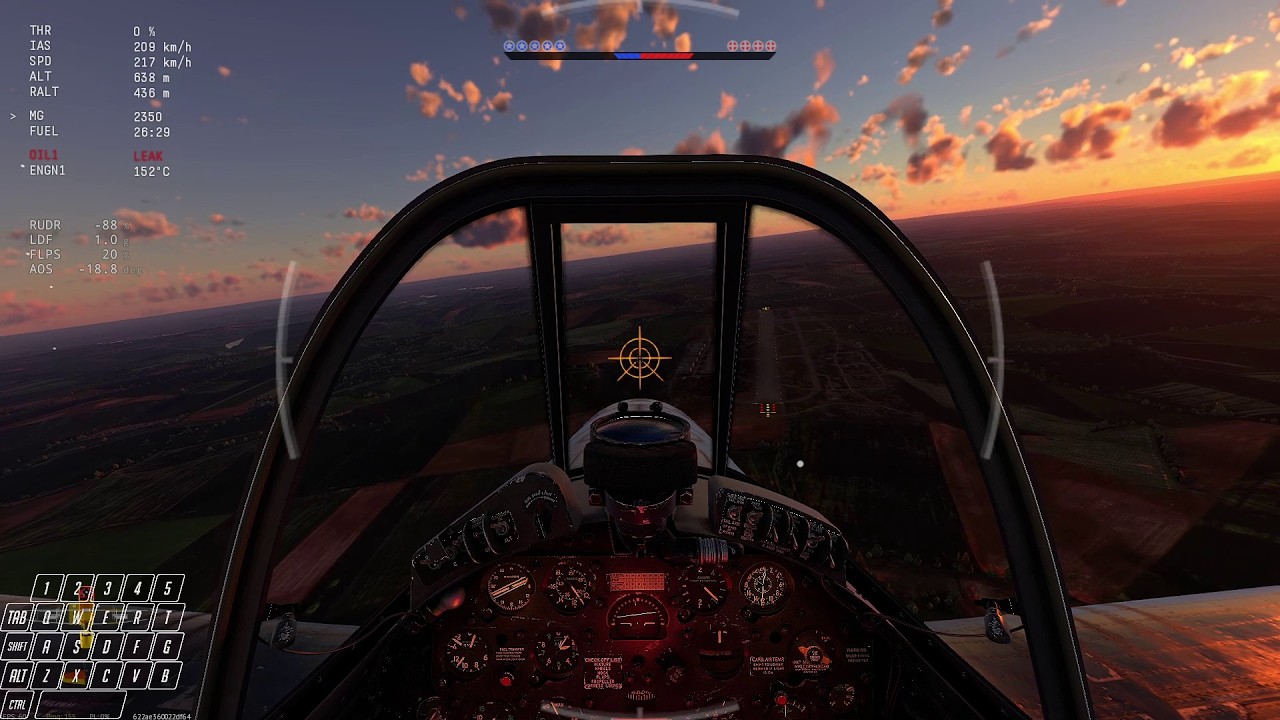 Warthunder - ASB 4.7-5.7 - F4U-4 - Scissors, overshoots, deaths and deadstick landing thru slip