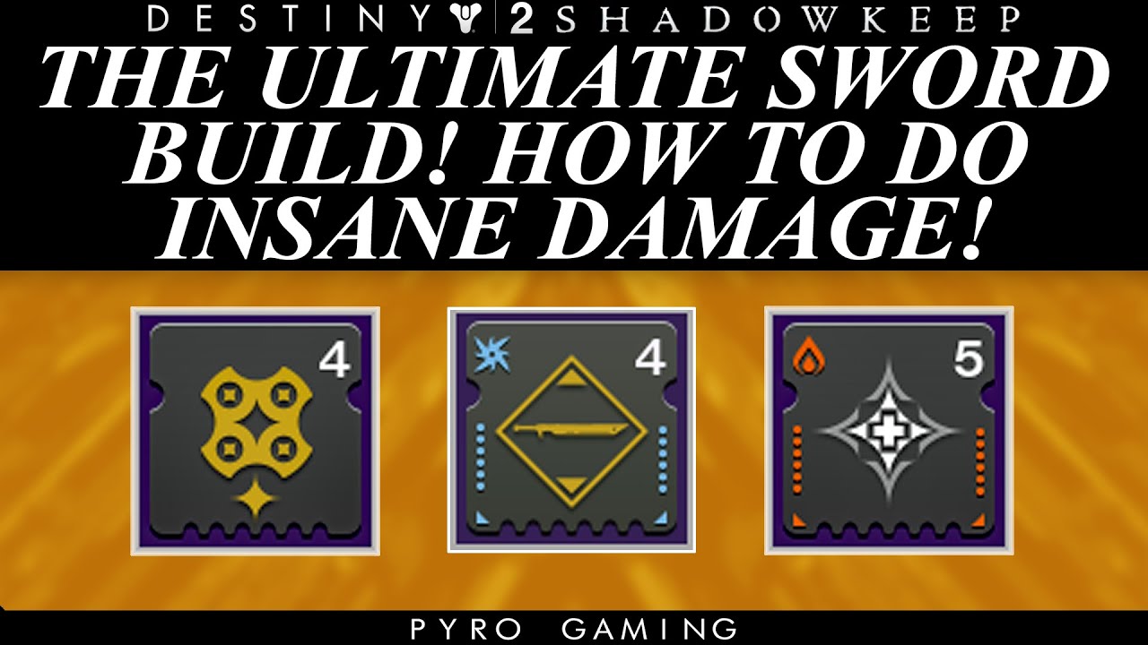 Destiny 2: The ULTIMATE Sword Build! Do INSANE Sword Damage!