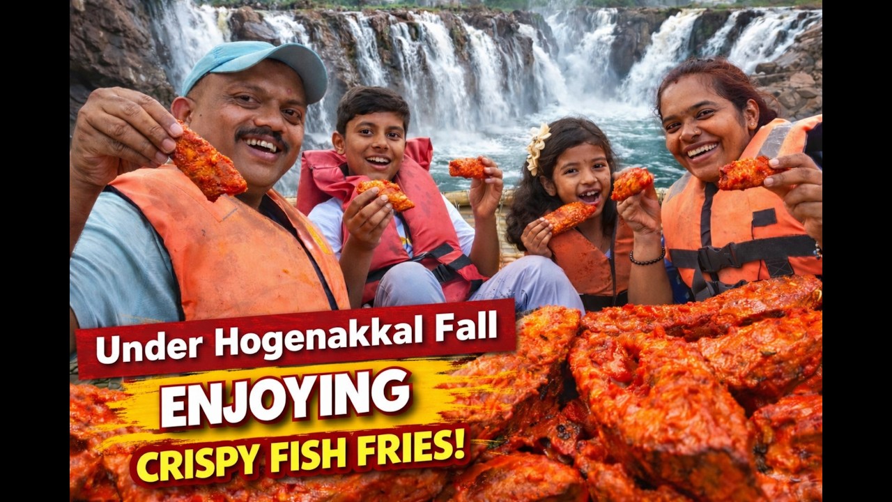 HOGENEKAL WATERFALLS FULL TOUR | EPIC CORACLE RIDE EXPERIENCE | ಹೋಗೆನಕಲ್ @crazymindfoodtravel