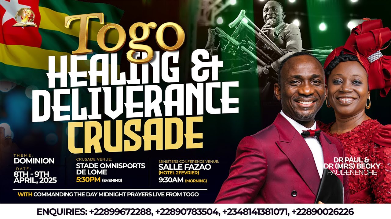 TOGO HEALING AND DELIVERANCE CRUSADE DAY 1 EVENING SESSION || 08-04-2025