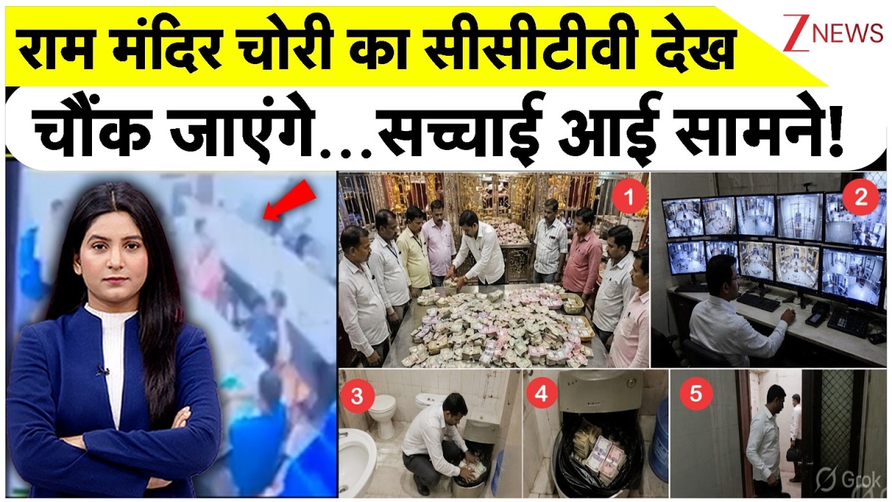 Breaking News: राम मंदिर चोरी का सीसीटीवी देख चौंक जाएंगे, सच्चाई आई सामने! | Ram Temple Donation