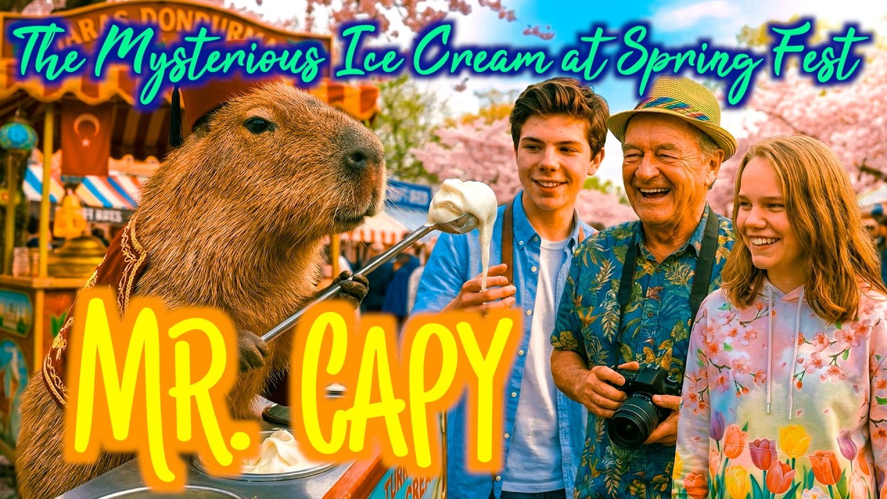 Mr  Capy,The Mysterious Ice Cream at Spring Fest