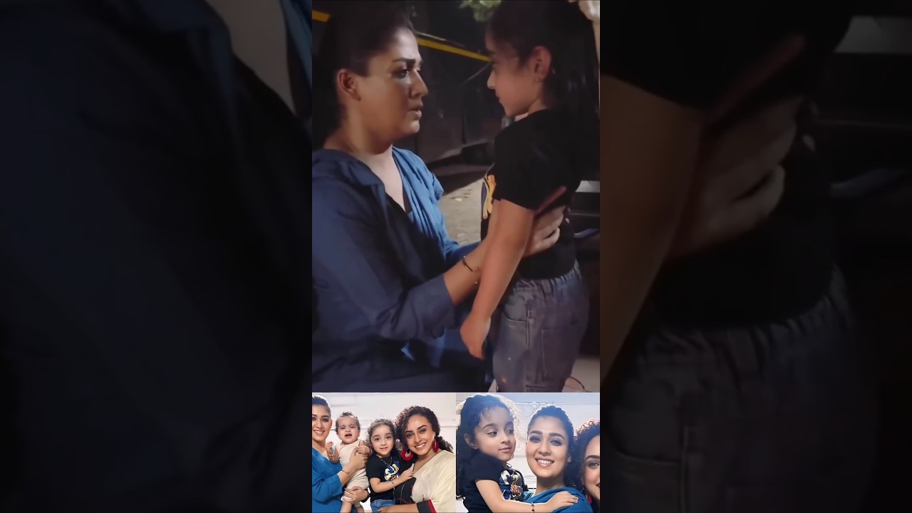 Cute Moments 🥰 #Nayanthara with Pearle Maaney_s Daughter #Nila ❤️✨ #nayan #kids #baby #trendingvideo