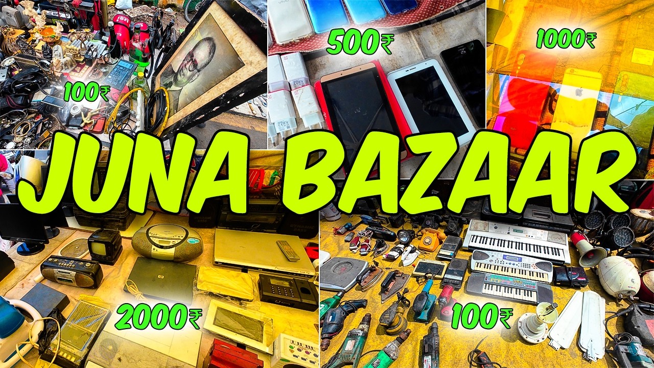 Juna Bazaar Pune Vlog | Old Market, Vintage Collection & Street Shopping