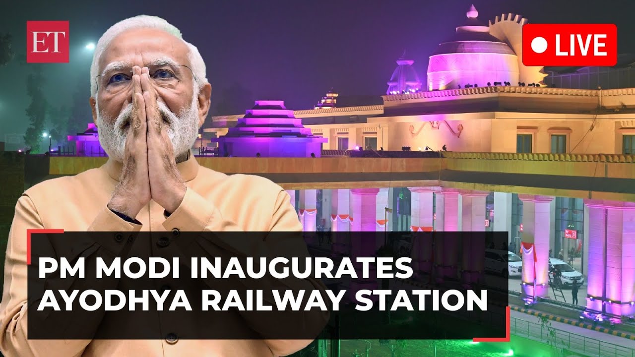 PM Narendra Modi inaugurates Ayodhya railway junction and a slew of trains | Live
