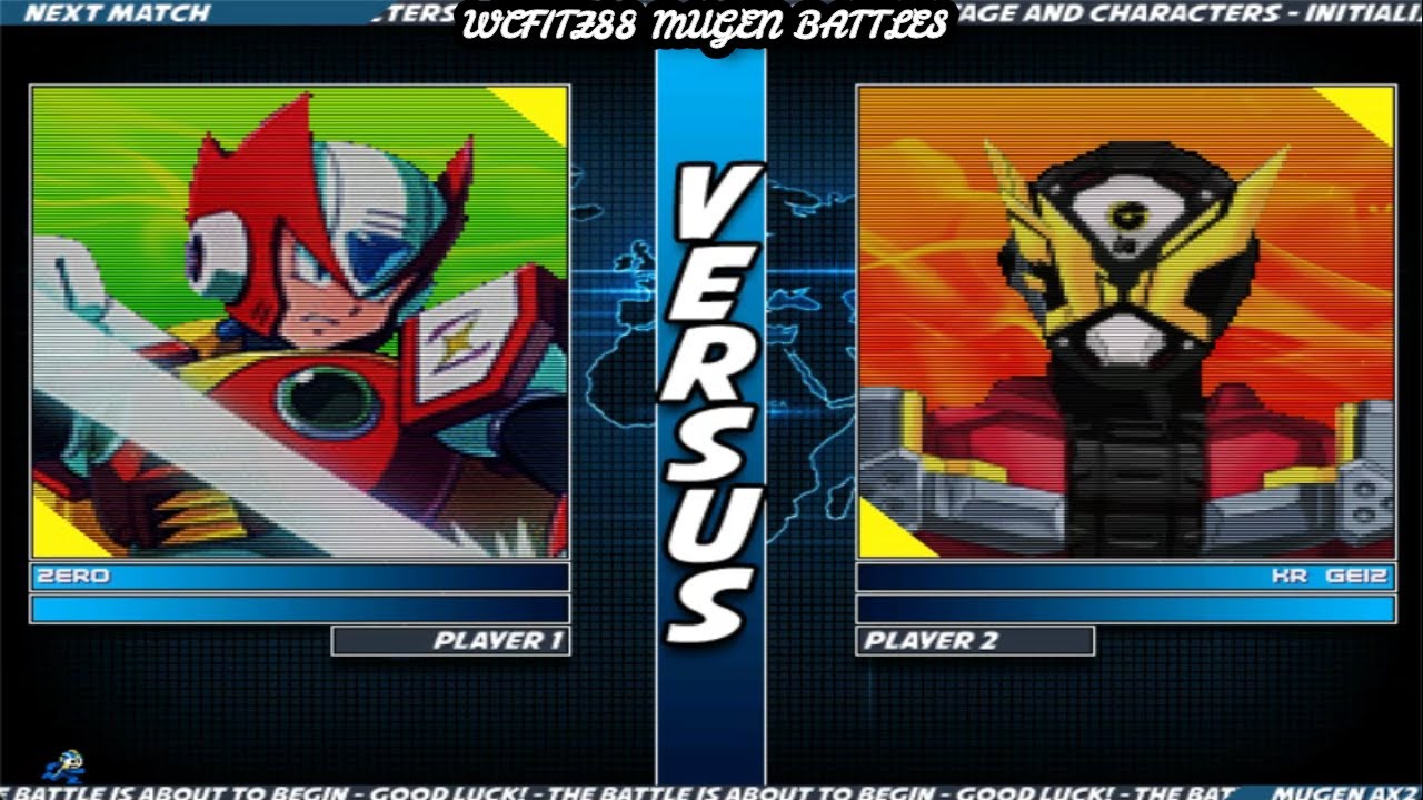 WCFITZ88 MUGEN BATTLES | Zero vs Kamen Rider Geiz
