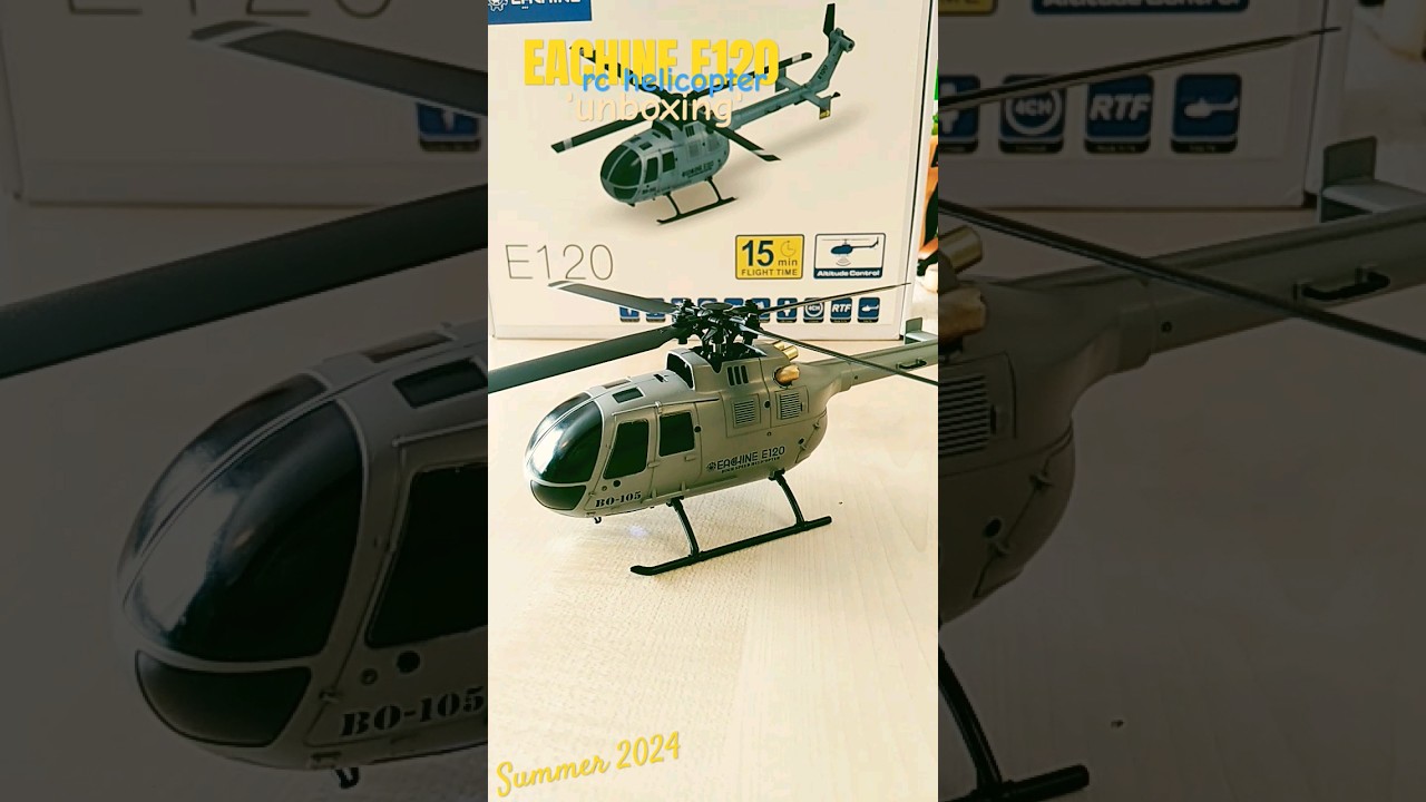EACHINE E120 UNBOXING FIRST LOOK IMPRESSIONS # E150 E120S Firefox C129 RC HELICOPTER #SUBSCRIBE