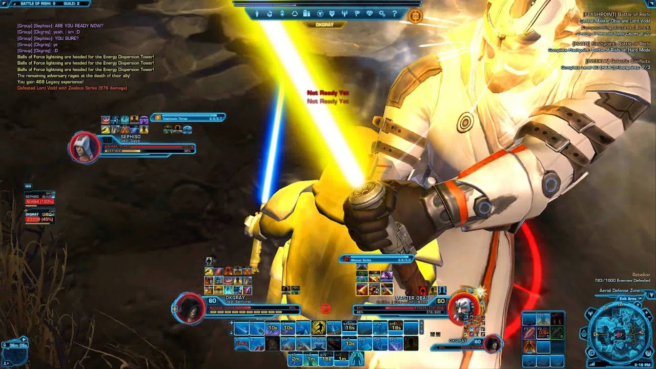 SWTOR - Battle of Rishi - Master Obai and Lord Vodd [2man - HardMode]