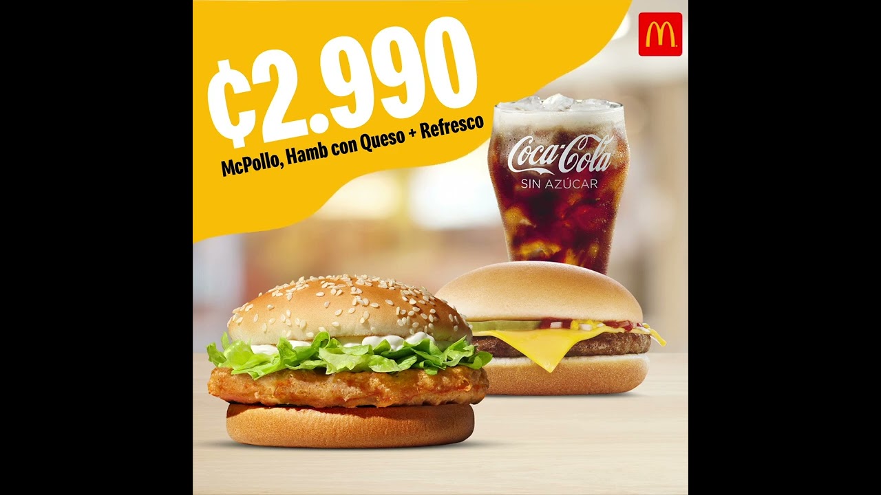 McPollo, Ham con Queso + Refresco