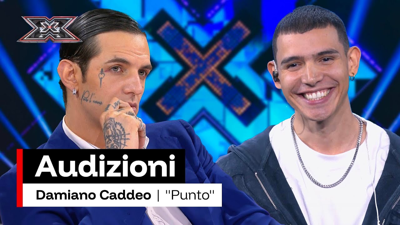 Damiano Caddeo canta il suo inedito “Punto” | X Factor 2025 Audizioni 1