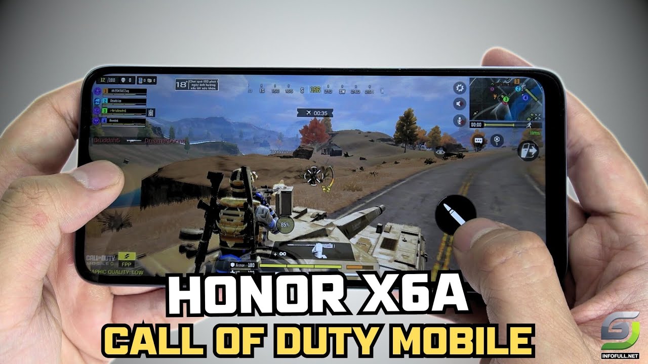Honor X6A test game Call of Duty Mobile CODM 2024 | Helio G36