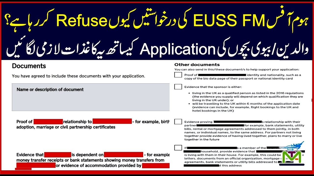 Must Enclose require documents before apply EU Settlement Scheme Family Permit|Direct Family Members