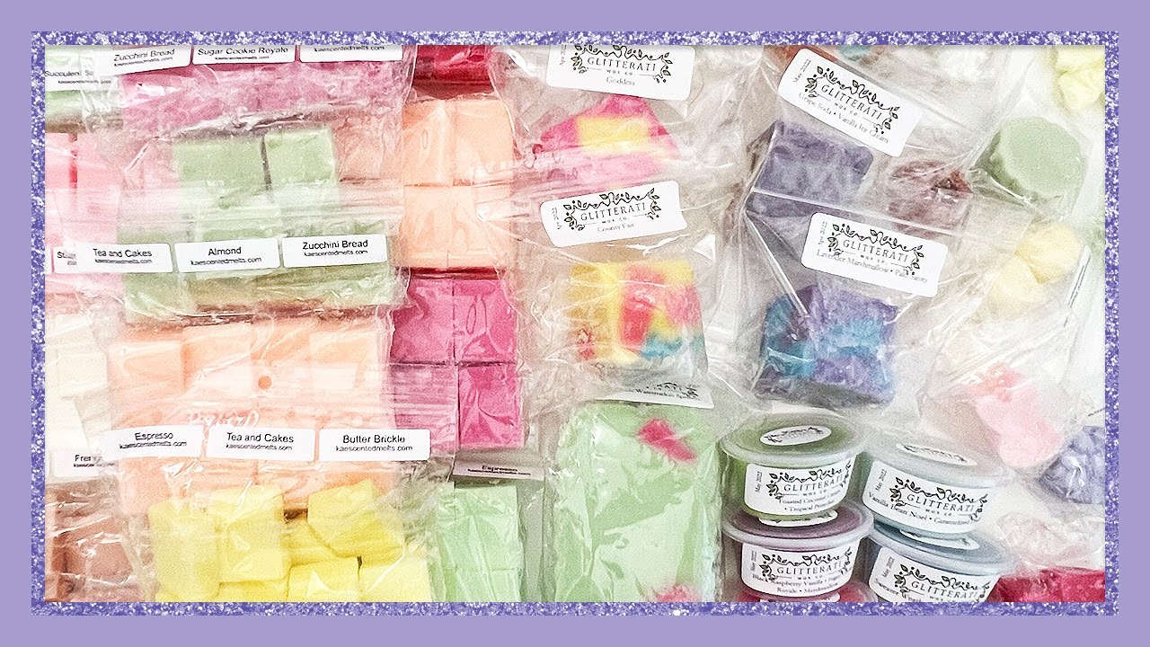 Wax Haul ✨ TWO New To Me Vendors! Kae Scented Melts + Glitterati ✨